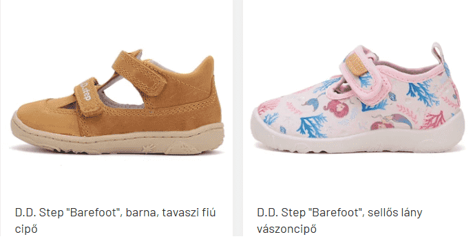 Barefoot gyerekcipő